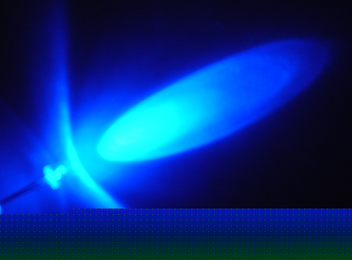 100PC 5MM blue 6000MCD led ultra bright diy free ship