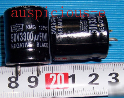 3300/50V nippon chemi-con capacitor 4PCS