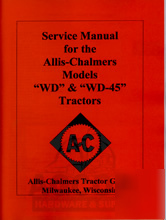 Allis chalmers wd & WD45 tractor service repair manual