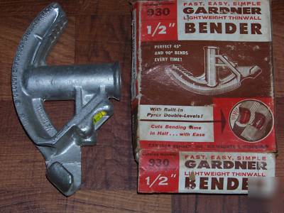 Gardner lightweight thinwall aluminum pipe bender 930