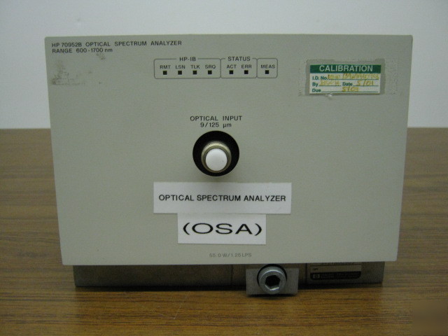 Hp agilent 70952B 600-1700NM optical sa module