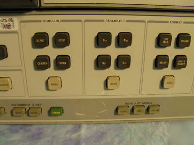 Hp agilent 8510B network analyzer with option 010