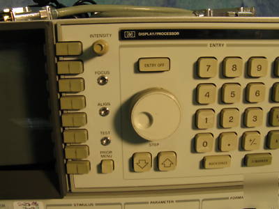 Hp agilent 8510B network analyzer with option 010