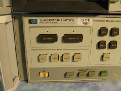 Hp agilent 8510B network analyzer with option 010