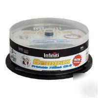 Infiniti printable premium cd-r 52X 80MIN 10 discs pk 