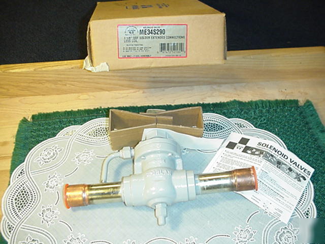 ME34S290 sporlan solenoid valve 1-1/8 od 