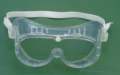 New 2 x pair of clear lab safety goggle glasses goggles