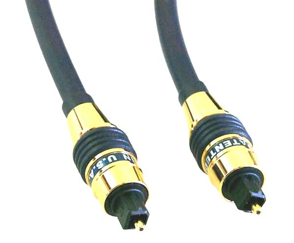 Pro grade 50' feet digital audio optical toslink cable