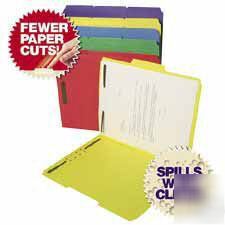 Sj paper S11543, 2-fasteners letter folders,red(db)