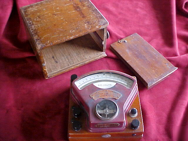 Vintage weston electrical instrument voltmeter 1911