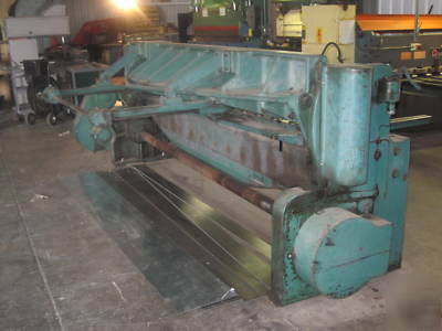 Wysong 10 guage, 10 foot, mechanical metal power shear