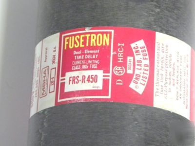 New frs-r-450 fusetron no box 600 volt time delay fuse 