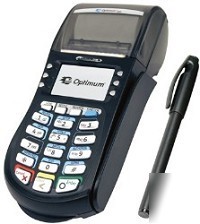New hypercom t-4220 dual com dial up and ip capable 