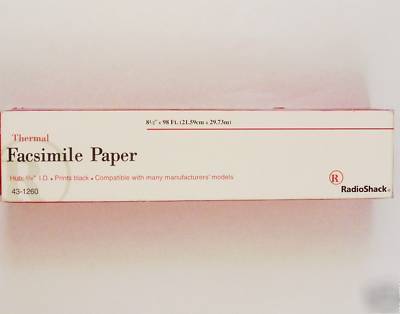 Thermal fax facsimile paper 8-1/2 