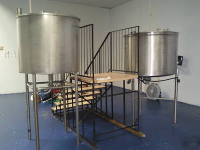 180 gallon stainless steel tank food grade 