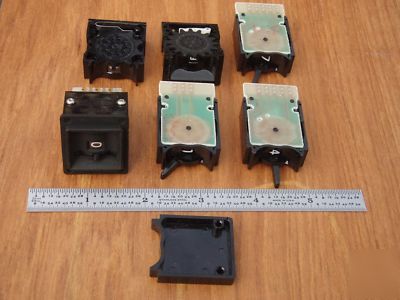 6 assorted thumbwheel switch sections