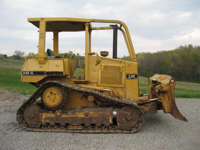 Cat D4H xl series iii crawler dozer w/orops, 6 way bld