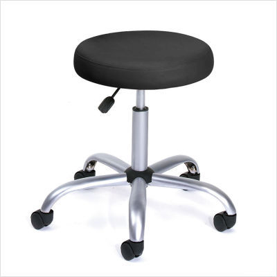 Easy movement caressoft doctor's stool color: black