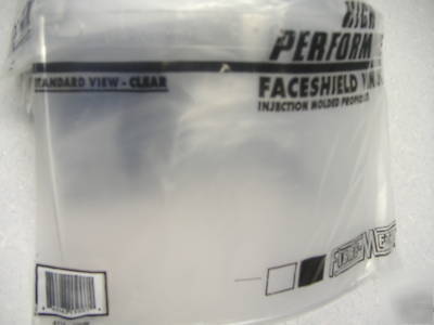 Fibre metal faceshield clear 4118C F300 F770 series