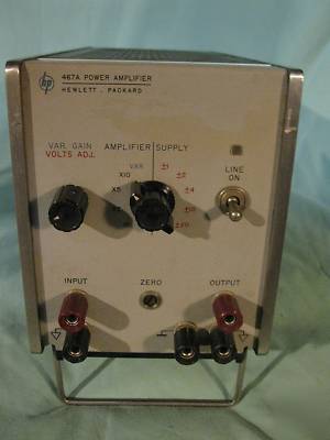 Hp 467A power supply & amplifier