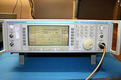 Marconi 2041 low noise signal generator 10KHZ-2.7GHZ 