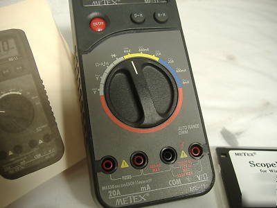 Metex multimeter w/software