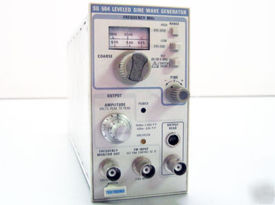 New tektronix SG504 leveled si ave generator tek TM500