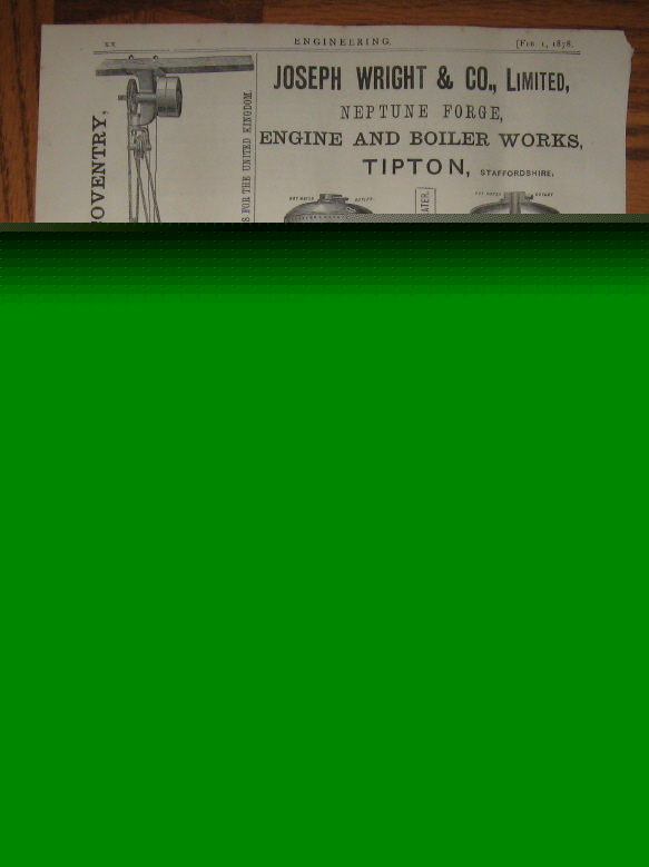Neptune forge tipton staffordshire boiler heater 1878