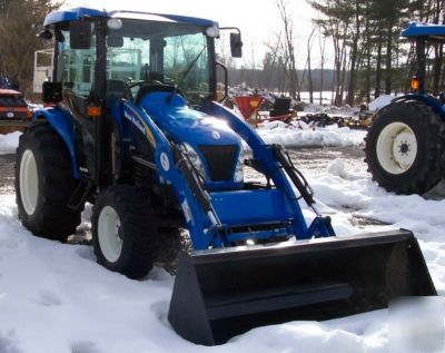 New holland T2320 deluxe cab w/ ac 4WD tractor loader 