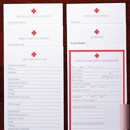 New levenger 3X5 health check cards * *