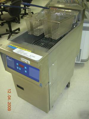 New stainless fryer pitco commercial 2 basket