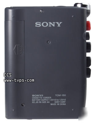 Sony tcm-150 TCM150 standard cassette recorder