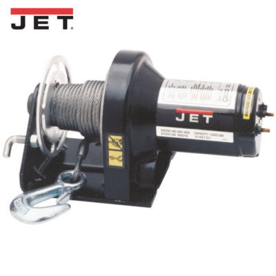 Jet 12V electric winch with 5/32