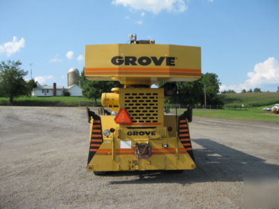 1985 grove RT58E rough terrain crane