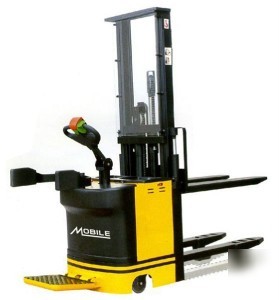 Eco dual lift electric stackers forklift free shipping