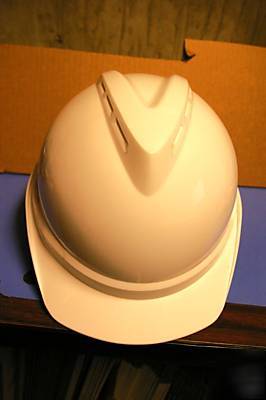 4 msa advance vented type i protective helmet hard hat