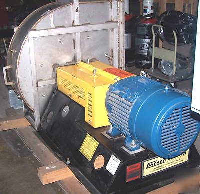 Chicago 25 hp motor 316 blower 204N525 size 2000 23-1/4