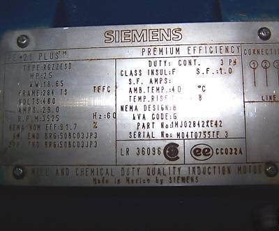 Chicago 25 hp motor 316 blower 204N525 size 2000 23-1/4