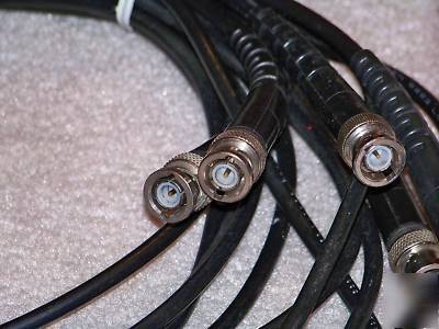 Five high quality bnc test cables - good