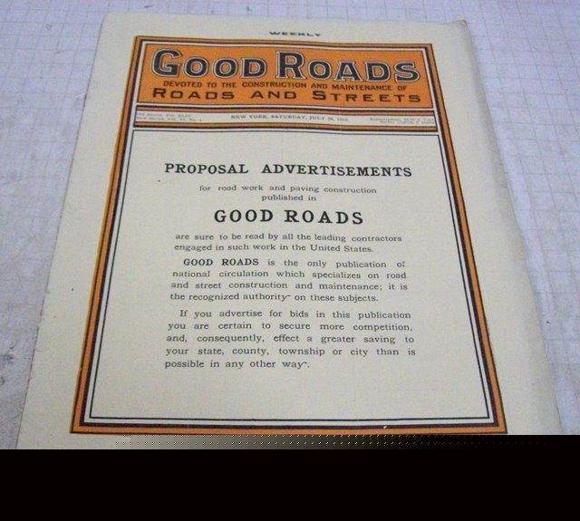 Good roads 1913 construction magazine vol.44, no.4