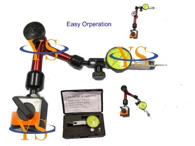 Hydraulic magnetic base & 0-40-0 dial test indicator