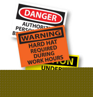 Custom safety sign 10