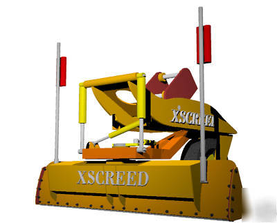 Excavator grader & screed auto grading system package 