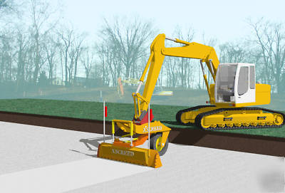 Excavator grader & screed auto grading system package 