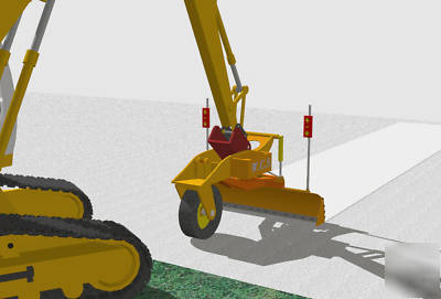 Excavator grader & screed auto grading system package 