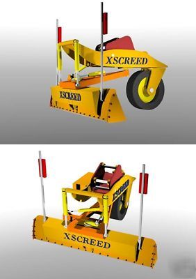 Excavator grader & screed auto grading system package 