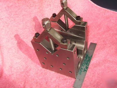 Grind cube clamps machinist/toolmaker, hardened 1/4X20 