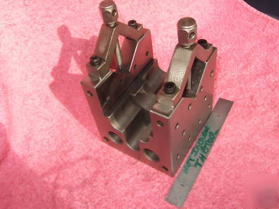 Grind cube clamps machinist/toolmaker, hardened 1/4X20 