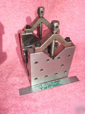 Grind cube clamps machinist/toolmaker, hardened 1/4X20 