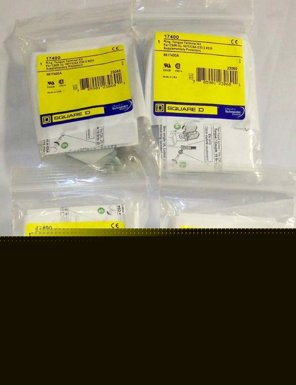 New 4 square d ring tongue terminal kit for C60 breaker